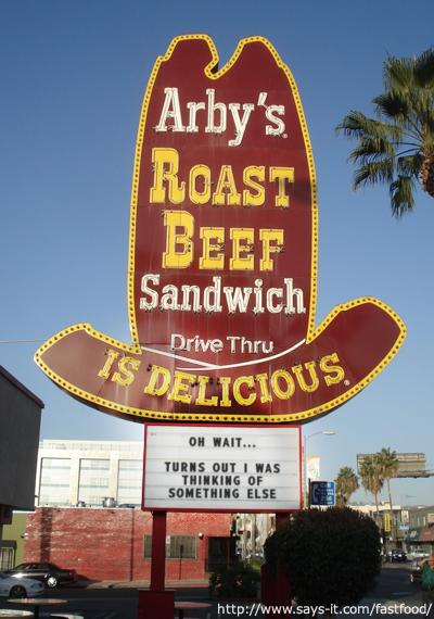 Arby's sign generator