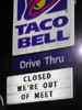 taco bell sign